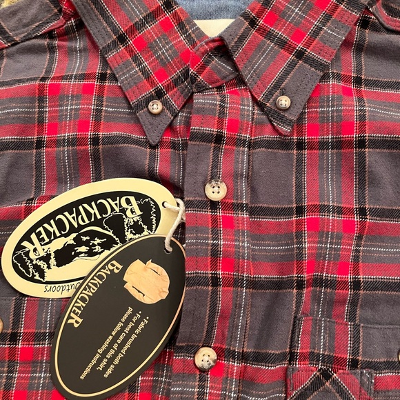 BRAND NEW 100% Cotton Plaid Men’s heavy duty flannel size L - Picture 8 of 8